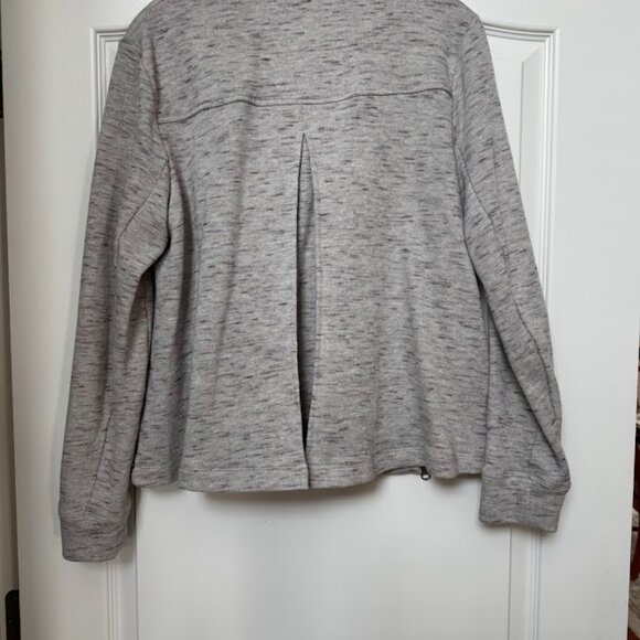 CAbi #6032 Rookie Grey Heathered Moto Style Jacket Size Medium - Picture 2 of 6